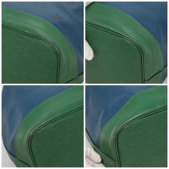 LOUIS VUITTON Epi Noe Shoulder Bag Bicolor Green Blue M44044 LV Auth 142257 - Picture 14 of 16